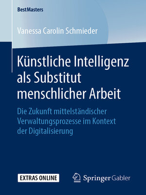 cover image of Künstliche Intelligenz als Substitut menschlicher Arbeit